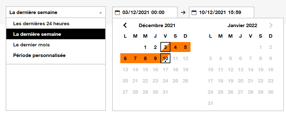 SMOP pom data time selector