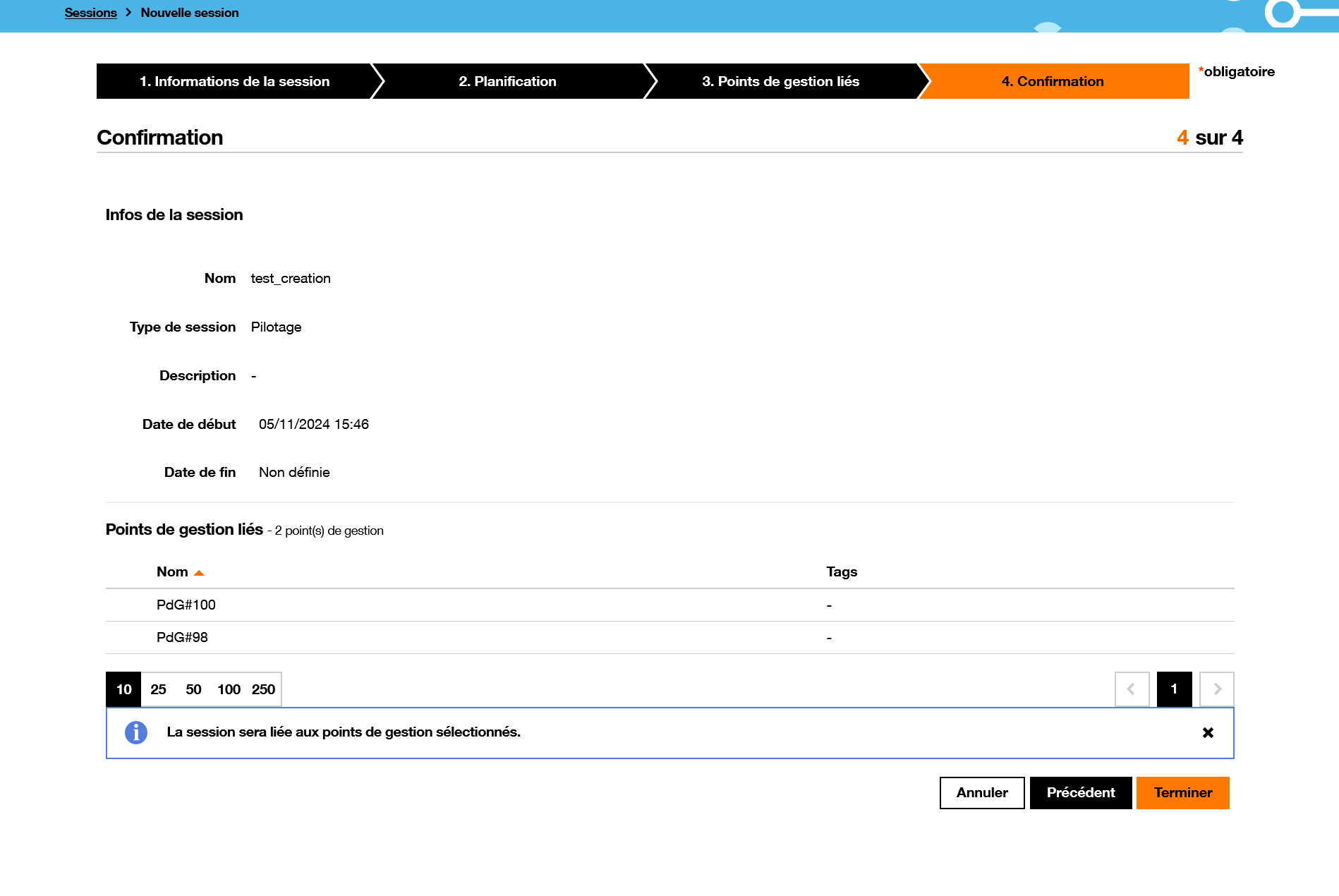 SMOP session pilot step4