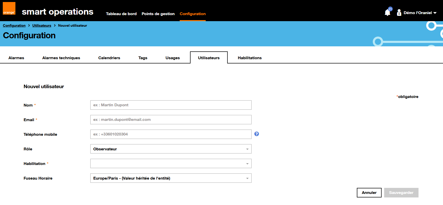 SMOP add user